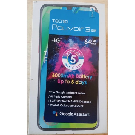 Tecno Pouvoir 3 Plus 64GB + 4GB