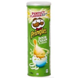 Pringles Sour Cream & Onion Perfect Flavour Crisps 165g