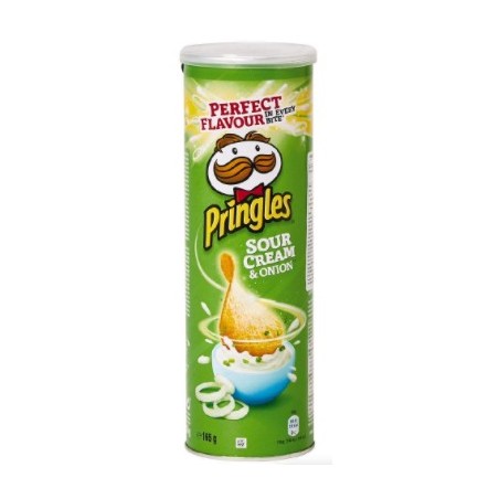 Pringles Sour Cream & Onion Perfect Flavour Crisps 165g