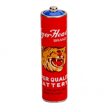 Tiger Head AA Carbon Zinc Battery R6s Paper Jacket
