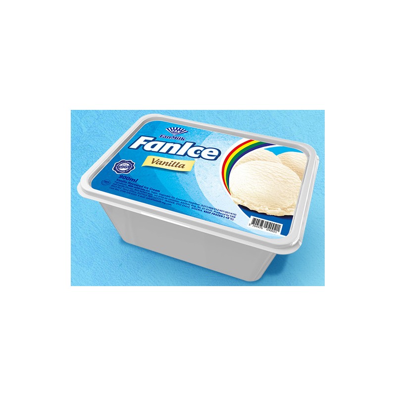Fanice vanilla flavoured ice cream 900ml
