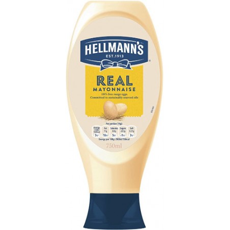 Hellmann's Real Mayonnaise 750mL