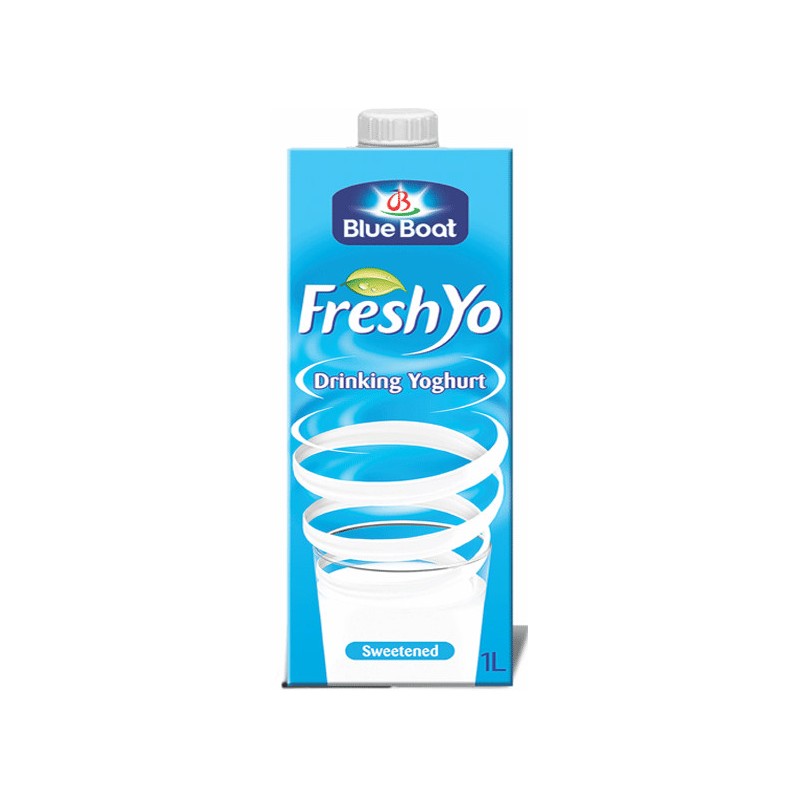 Blue Boat FreshYo Plain Sweet Yoghurt 1L
