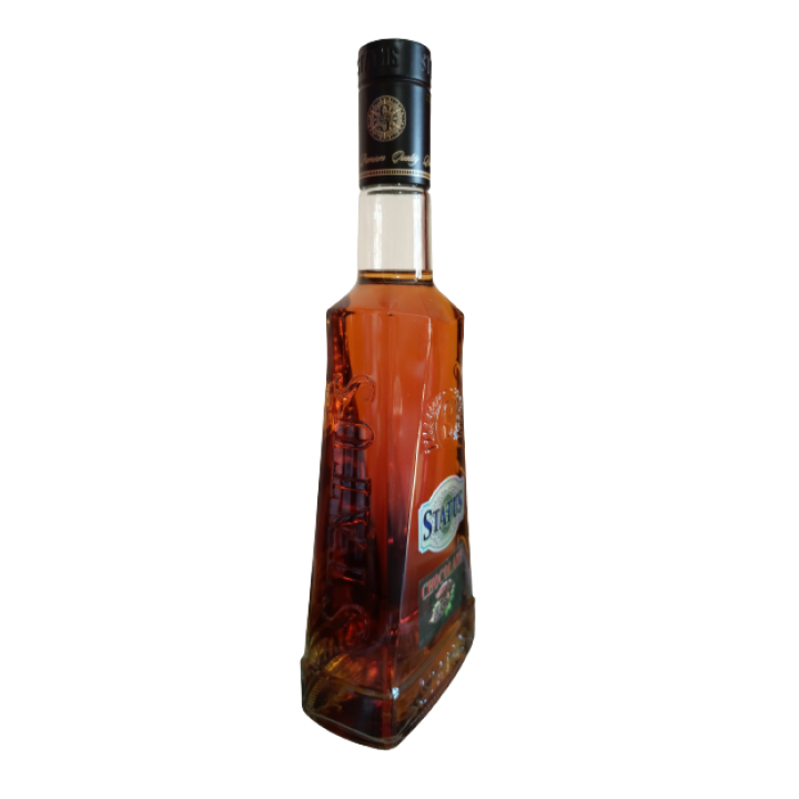 Status Chocolate Flavoured Vodka 700ml side view