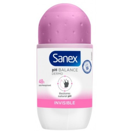 Sanex Dermo Invisible 48h Dry Antiperspirant Roll On 50ml