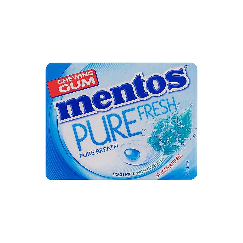 Mentos Pure Fresh Chewing Gum 14g