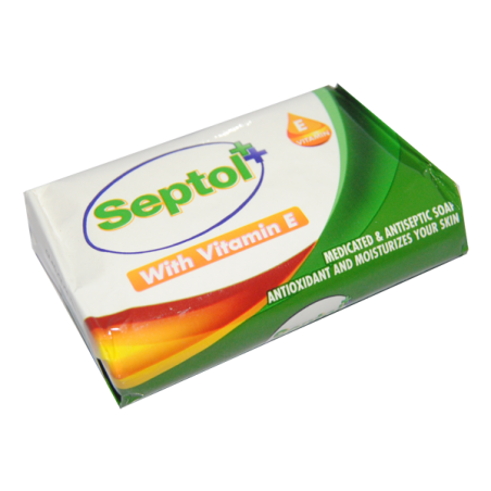 Septol Antiseptic & Medicated Soap with Vitamin E 70g