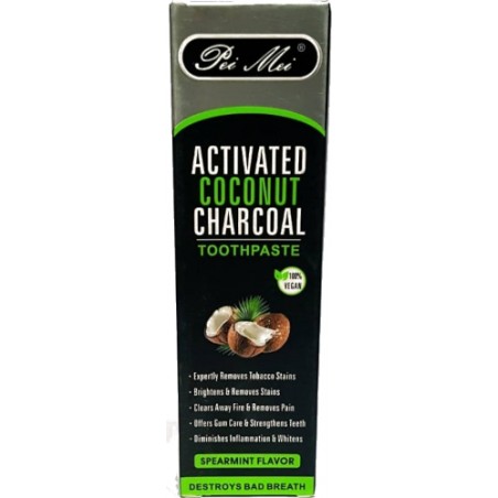 Pei Mei Activated Coconut Charcoal Toothpaste 100ml