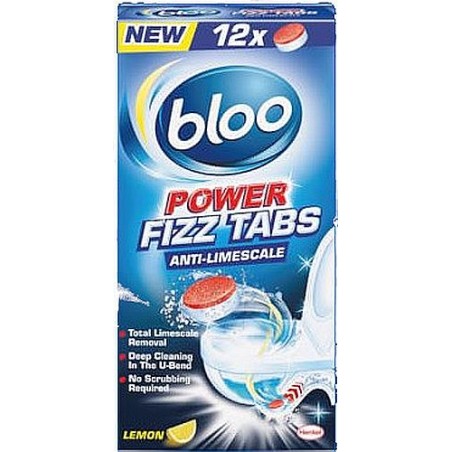 Bloo Power Fizz AntiLimescale Lemon Tabs 300g