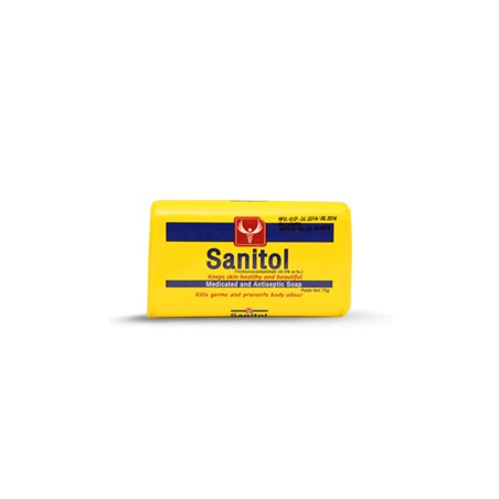 Sanitol Medicated & Antiseptic Soap -75g