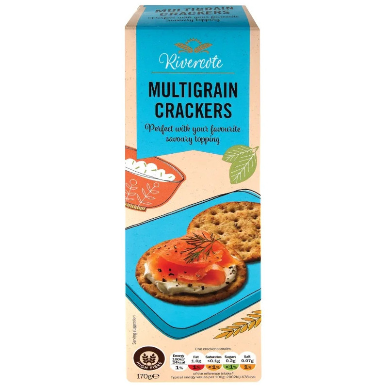 Lidl Rivercote Multigrain Crackers 170g