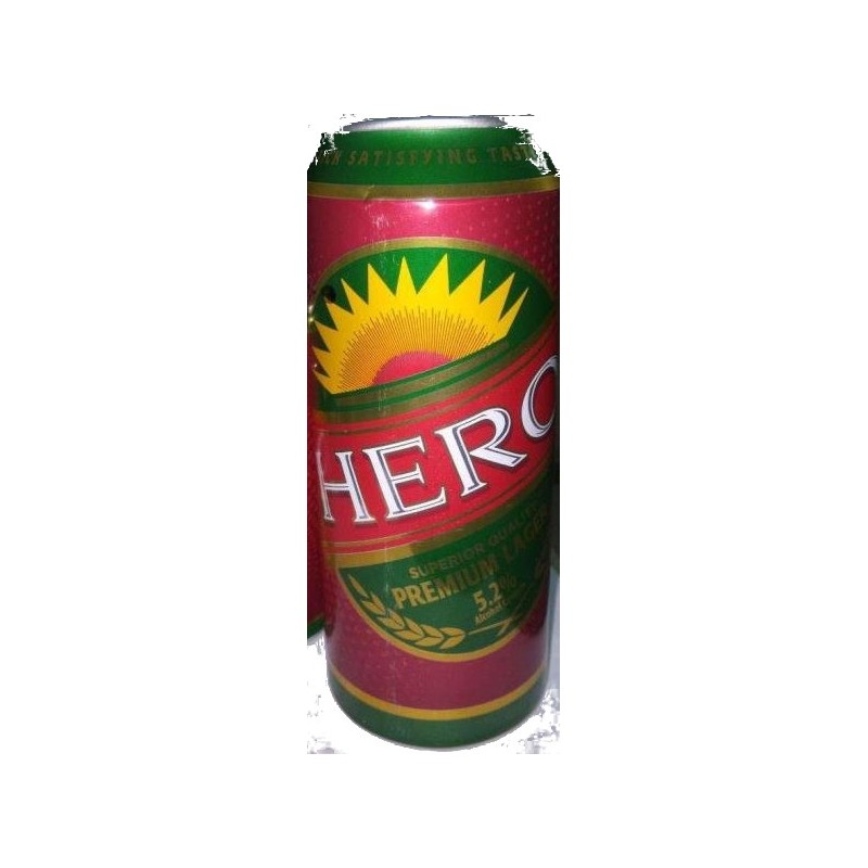Hero Premium Lager Beer Can 500ml