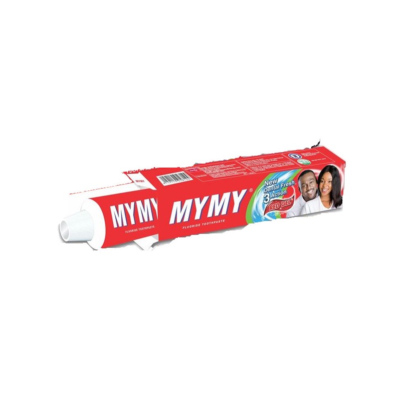 MYMY Fluoride Toothpaste  3 Action Red Gel 40g