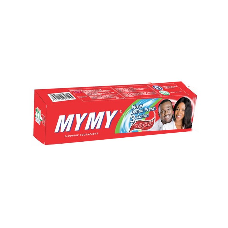 MYMY Fluoride Toothpaste  3 Action Red Gel 125g